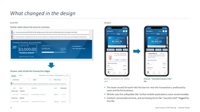 Citi research - Case study 2 — service domain, slide 14 of 17