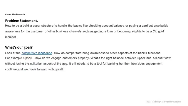 Citi research - Case study 5 — best practices in fintech UX, slide 4 of 25
