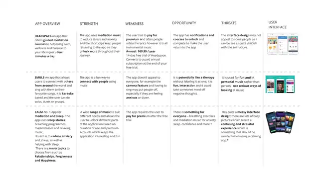 Mindbridge, in detail - Competitor research, slide 1 of 2