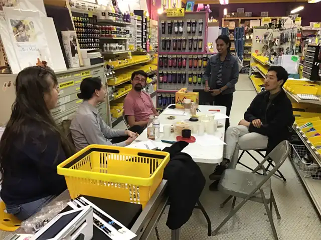 Starlandia - the workshop in session, slide 1 of 2