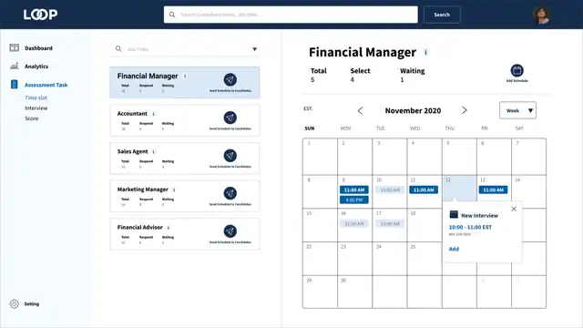 LOOP - hr platform — hr manager, slide 2 of 4