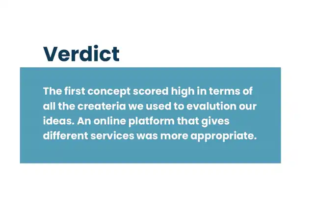 Minerva, in detail - Concept evaluation, slide 5 of 5