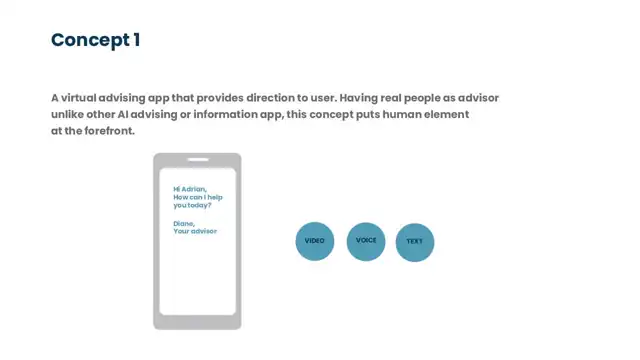 Minerva - Concept development and evaluation, slide 1 of 7