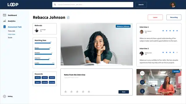 LOOP - hr platform — hr manager, slide 3 of 4