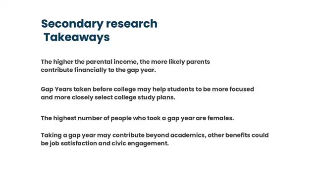 Minerva - Secondary research, slide 1 of 5