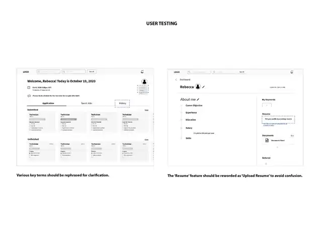 LOOP - User testing, slide 1 of 2