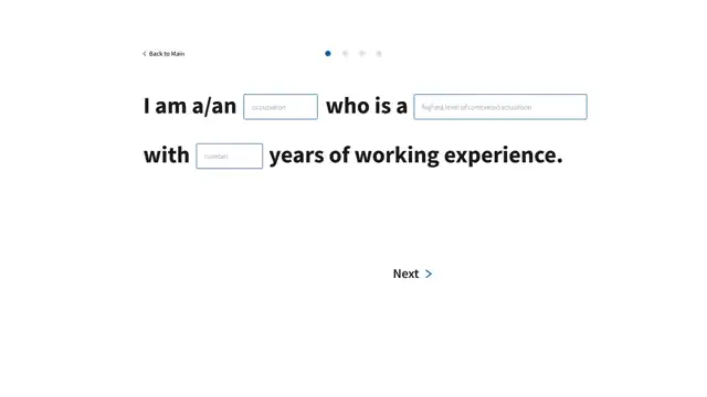 LOOP - candidate portal — high fidelity, slide 2 of 9