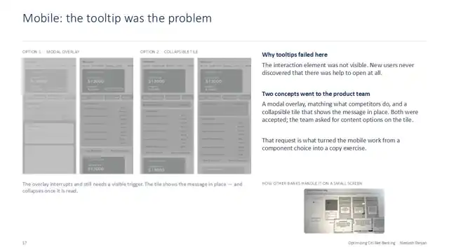 Citi design - Case study 2 — service domain, slide 17 of 22
