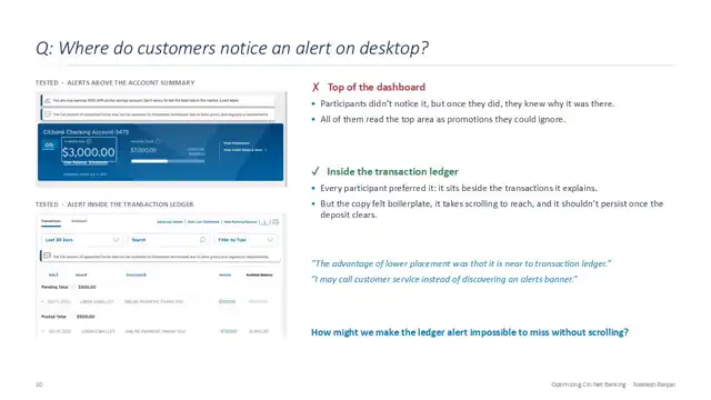 Citi research - Case study 2 — service domain, slide 10 of 17