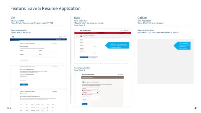 Citi design - Case study 3 — acquisition domain, slide 13 of 23