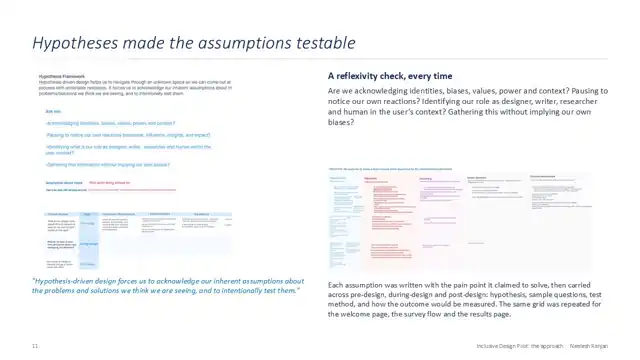 Citi strategy - Case study 2 — inclusive design, slide 11 of 17