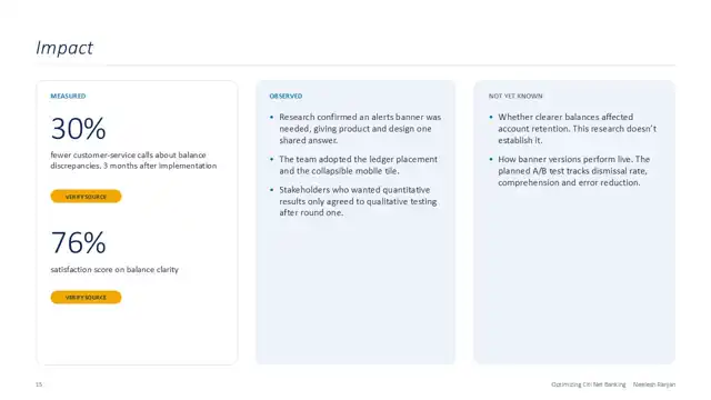 Citi research - Case study 2 — service domain, slide 15 of 17