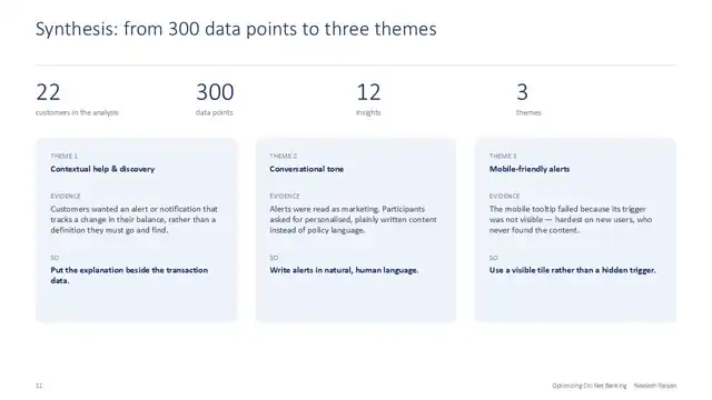 Citi design - Case study 2 — service domain, slide 11 of 22
