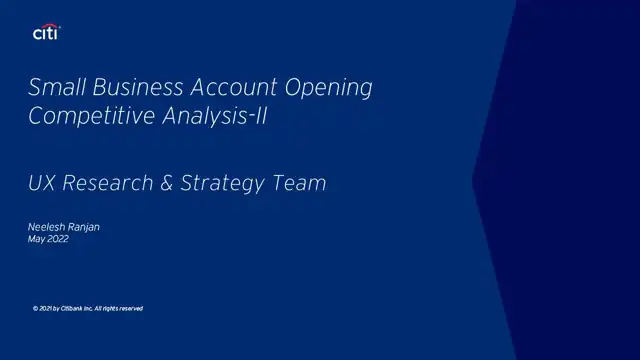 Citi research - Case study 3 — acquisitions domain, slide 1 of 25