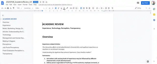 LOOP - Secondary research, slide 4 of 5