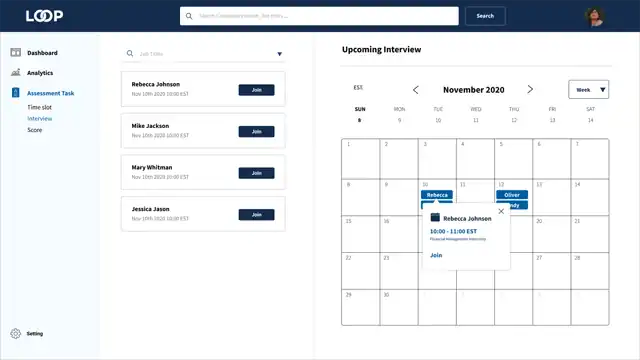 LOOP - hr platform — hr manager, slide 1 of 4