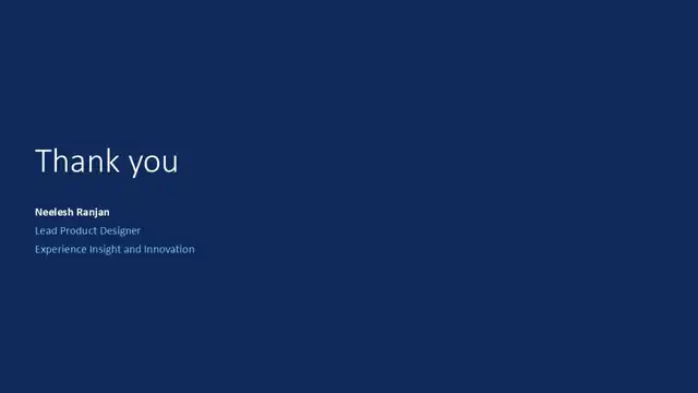 Citi design - Case study 1 — payments domain, slide 21 of 21