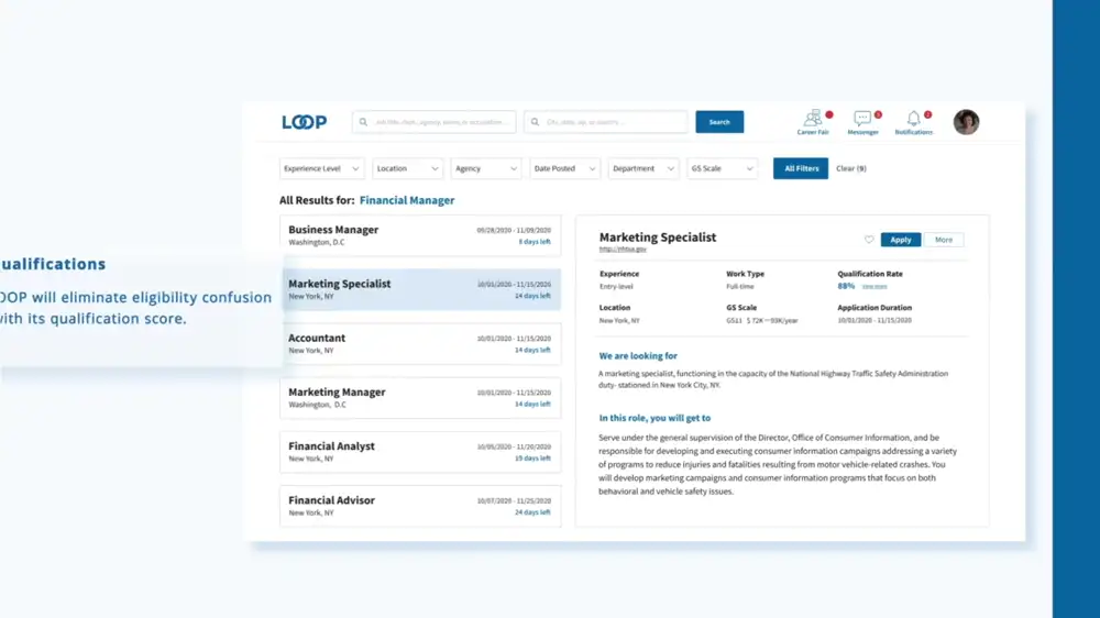 LOOP demonstration, frame 6 of 18
